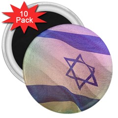 Israel 3  Magnets (10 Pack)  by AwesomeFlags