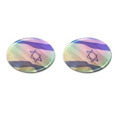 Israel Cufflinks (oval) by AwesomeFlags