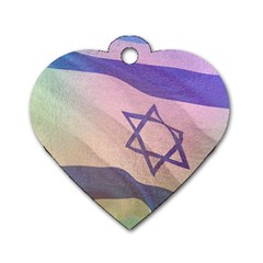 Israel Dog Tag Heart (two Sides) by AwesomeFlags