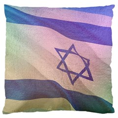 Israel Large Flano Cushion Case (one Side)