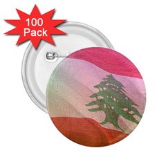 Lebanon 2 25  Buttons (100 Pack) 