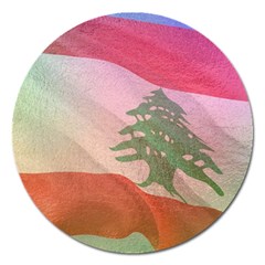 Lebanon Magnet 5  (round) by AwesomeFlags