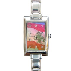 Lebanon Rectangle Italian Charm Watch by AwesomeFlags