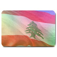 Lebanon Large Doormat  by AwesomeFlags