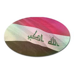 Iraq Oval Magnet