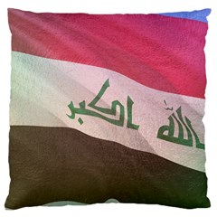 Iraq Large Cushion Case (one Side) by AwesomeFlags