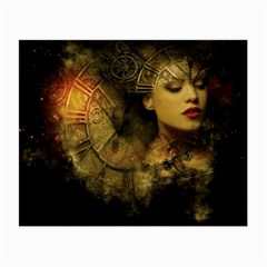 Surreal Steampunk Queen From Fonebook Small Glasses Cloth