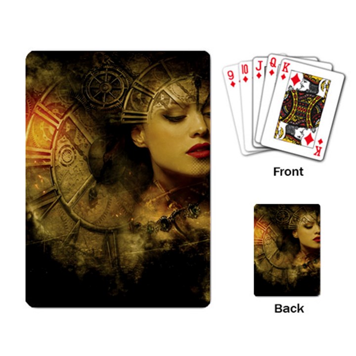 Surreal Steampunk Queen From Fonebook Playing Cards Single Design (Rectangle)