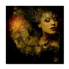 Surreal Steampunk Queen From Fonebook Face Towel