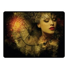 Surreal Steampunk Queen From Fonebook Fleece Blanket (small)