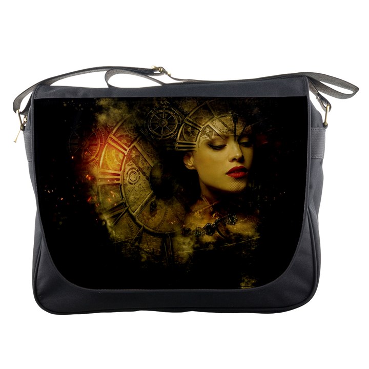 Surreal Steampunk Queen From Fonebook Messenger Bag