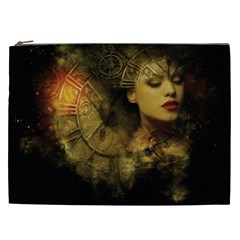 Surreal Steampunk Queen From Fonebook Cosmetic Bag (xxl)