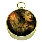 Surreal Steampunk Queen From Fonebook Gold Compasses Front