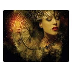 Surreal Steampunk Queen From Fonebook Double Sided Flano Blanket (large)  by 2853937