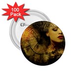 Surreal Steampunk Queen From Fonebook 2.25  Buttons (100 pack)  Front