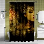 Surreal Steampunk Queen From Fonebook Shower Curtain 48  x 72  (Small)  Curtain(48  X 72 ) - 42.18 x64.8  Curtain(48  X 72 )