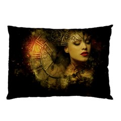 Surreal Steampunk Queen From Fonebook Pillow Case (two Sides)