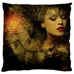 Surreal Steampunk Queen From Fonebook Large Cushion Case (One Side) Front