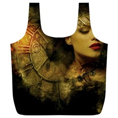 Surreal Steampunk Queen From Fonebook Full Print Recycle Bag (xl) by 2853937