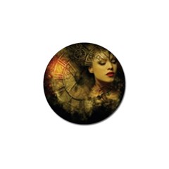 Surreal Steampunk Queen From Fonebook Golf Ball Marker by 2853937