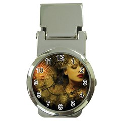 Surreal Steampunk Queen From Fonebook Money Clip Watches