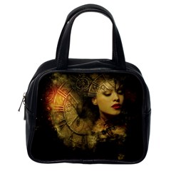 Surreal Steampunk Queen From Fonebook Classic Handbag (one Side)