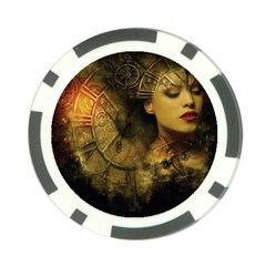 Surreal Steampunk Queen From Fonebook Poker Chip Card Guard (10 Pack) by 2853937