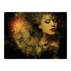 Surreal Steampunk Queen From Fonebook Double Sided Flano Blanket (mini)  by 2853937