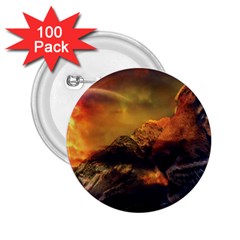 Tiger King In A Fantastic Landscape From Fonebook 2 25  Buttons (100 Pack)  by 2853937