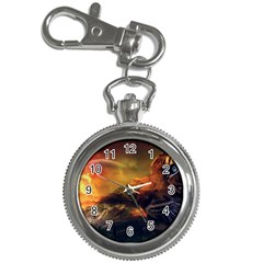 Tiger King In A Fantastic Landscape From Fonebook Key Chain Watches