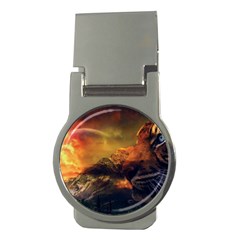 Tiger King In A Fantastic Landscape From Fonebook Money Clips (round)  by 2853937