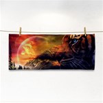 Tiger King In A Fantastic Landscape From Fonebook Hand Towel Front