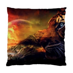 Tiger King In A Fantastic Landscape From Fonebook Standard Cushion Case (One Side)