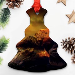 Tiger King In A Fantastic Landscape From Fonebook Ornament (christmas Tree)  by 2853937