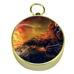 Tiger King In A Fantastic Landscape From Fonebook Gold Compasses by 2853937