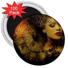 Surreal Steampunk Queen From Fonebook 3  Magnets (100 Pack) by 2853937