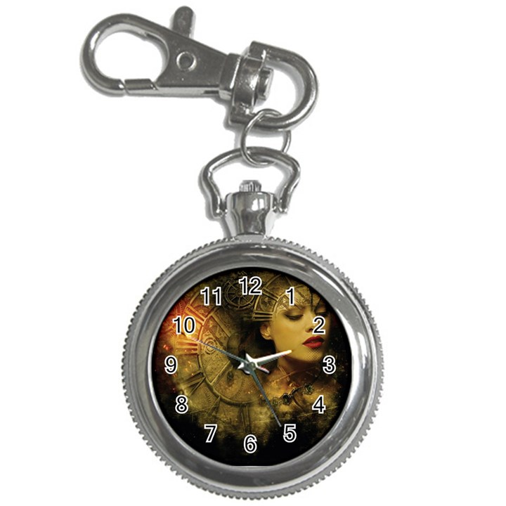 Surreal Steampunk Queen From Fonebook Key Chain Watches