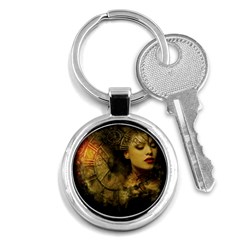 Surreal Steampunk Queen From Fonebook Key Chain (round) by 2853937