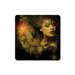 Surreal Steampunk Queen From Fonebook Square Magnet Front