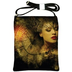 Surreal Steampunk Queen From Fonebook Shoulder Sling Bag by 2853937