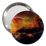 Tiger King In A Fantastic Landscape From Fonebook 3  Handbag Mirrors Front