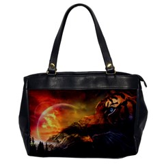 Tiger King In A Fantastic Landscape From Fonebook Oversize Office Handbag by 2853937