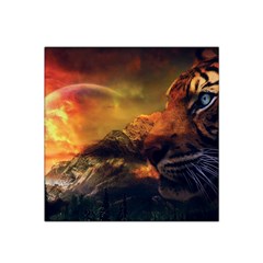 Tiger King In A Fantastic Landscape From Fonebook Satin Bandana Scarf by 2853937