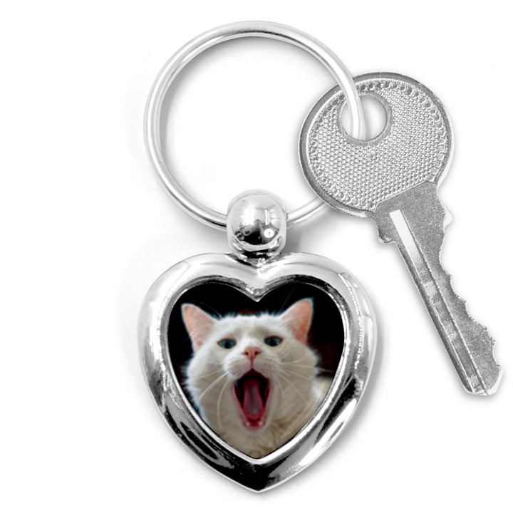 Wow Kitty Cat From Fonebook Key Chain (Heart)