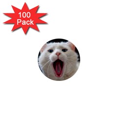 Wow Kitty Cat From Fonebook 1  Mini Buttons (100 Pack)  by 2853937