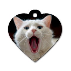 Wow Kitty Cat From Fonebook Dog Tag Heart (one Side) by 2853937