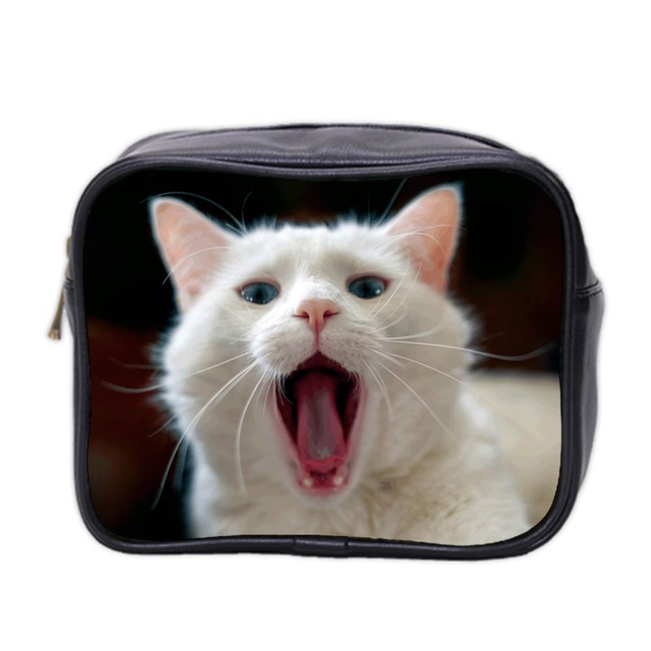 Wow Kitty Cat From Fonebook Mini Toiletries Bag (Two Sides)