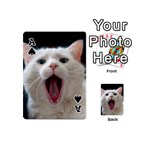 Wow Kitty Cat From Fonebook Playing Cards 54 Designs (Mini) Front - SpadeA