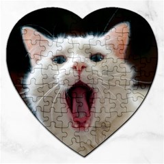 Wow Kitty Cat From Fonebook Jigsaw Puzzle (heart) by 2853937