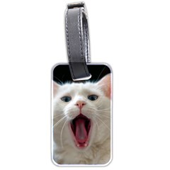 Wow Kitty Cat From Fonebook Luggage Tag (two Sides) by 2853937